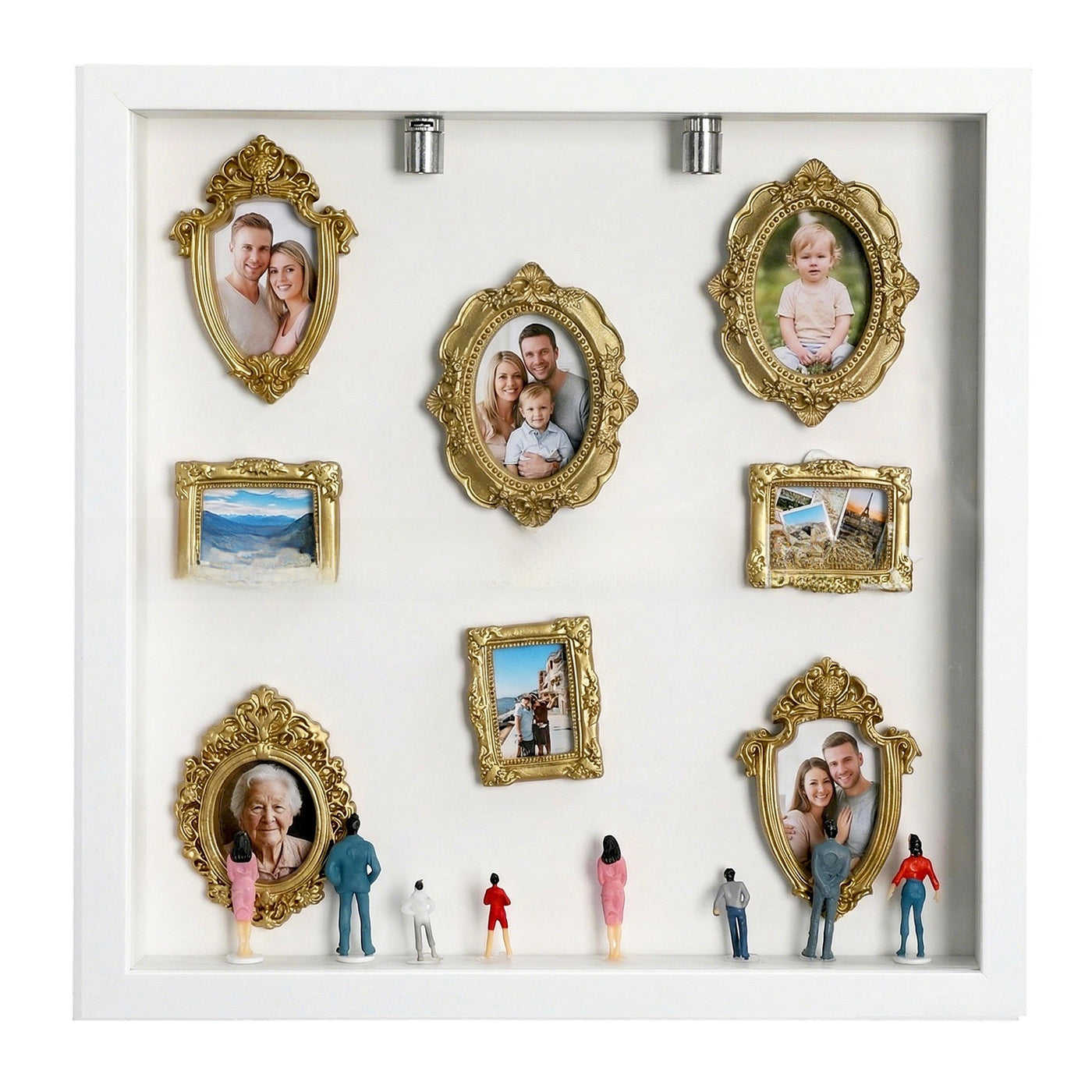 DIY Mini Museum Silhouette Box with Light