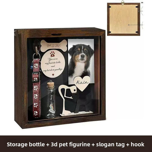 Wooden pet photo frame product image 6