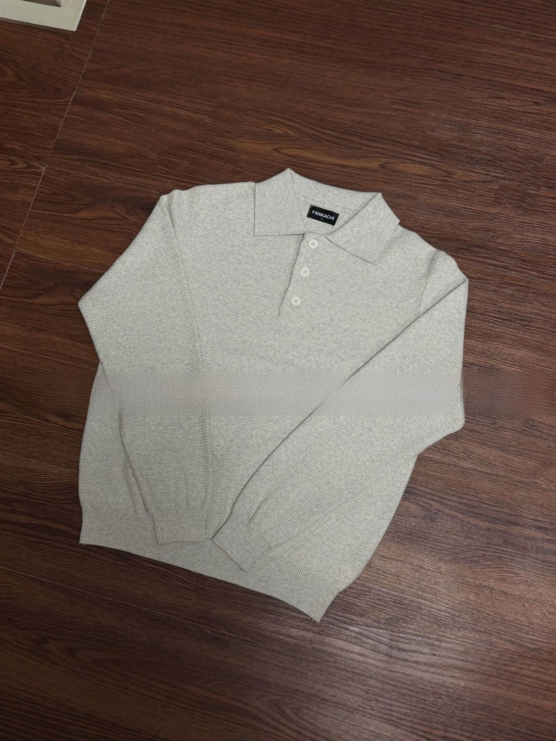 Men's lapel sweater