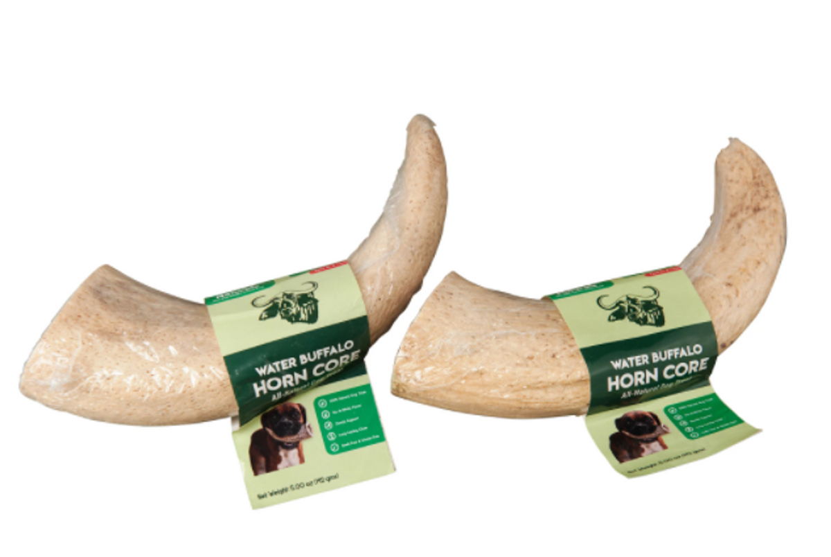 Water Buffalo Horn Core Dog Chews - 2 Count