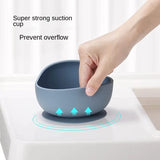 Food Grade Silicone Child Dish Set Baby Feeding Bowl Suction Plate Straw Cup Wooden Spoon Fork for Kids Tableware Toddler Dishes