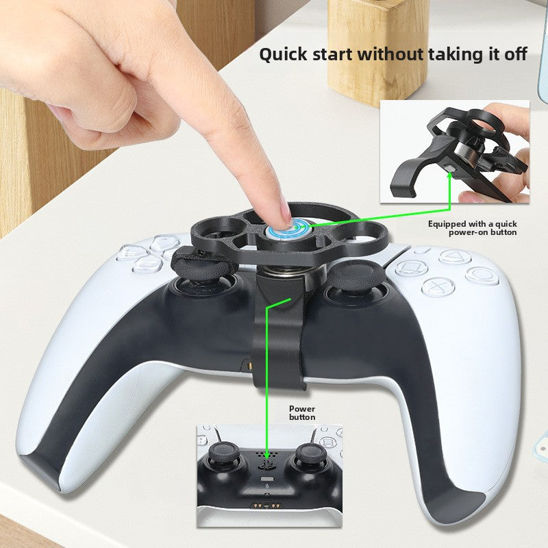 Mini Racing Game Steering Wheel for PS5 Controller