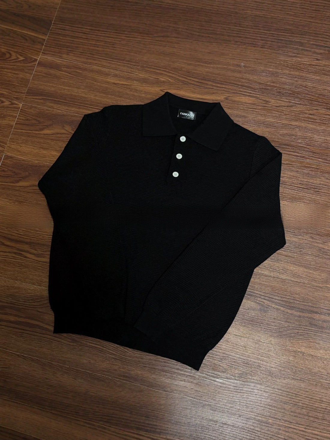 Men's lapel sweater