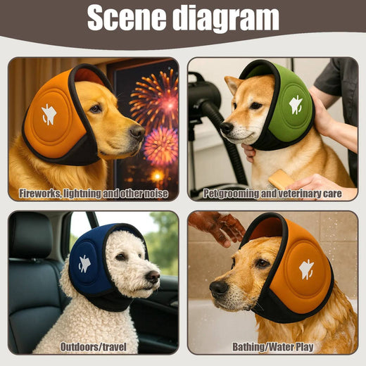 Pet Calming Earmuffs Noise Reduction Swimming Waterproof