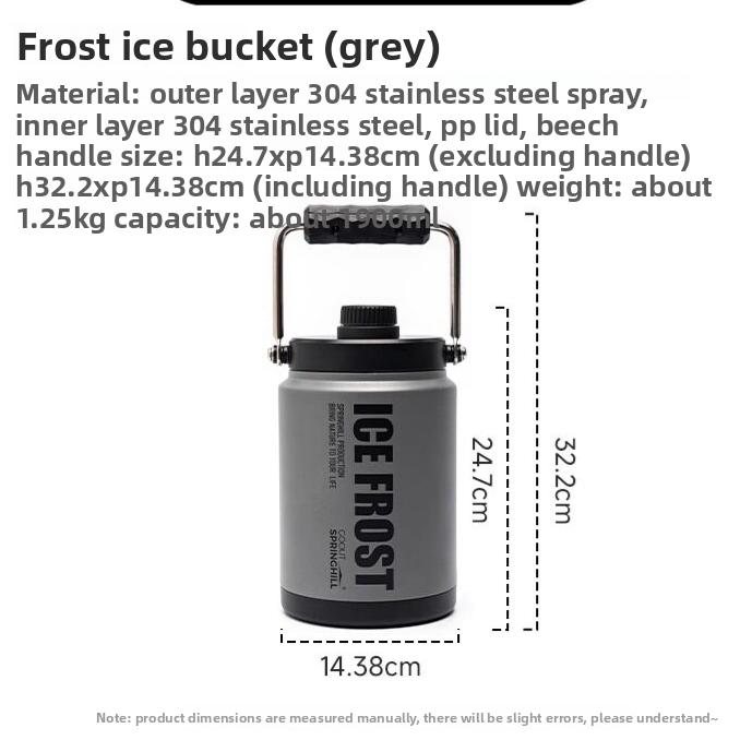 Portable Ice Bucket for Outdoor Camping