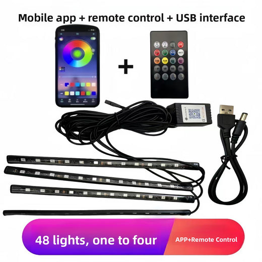 Car LED Footwell Ambient Lights