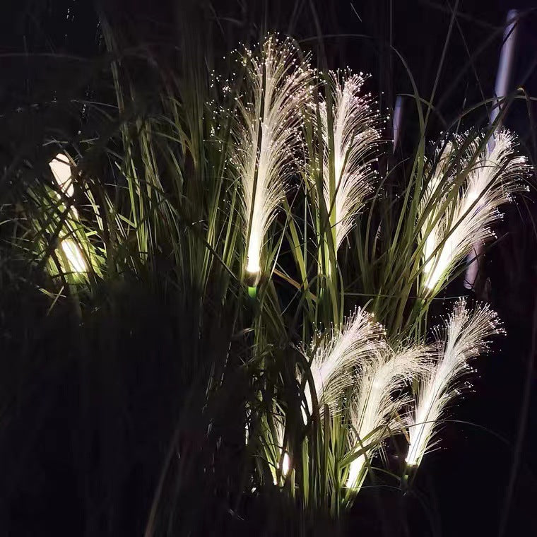 Solar Fiber Optic Reed Lawn Lamp