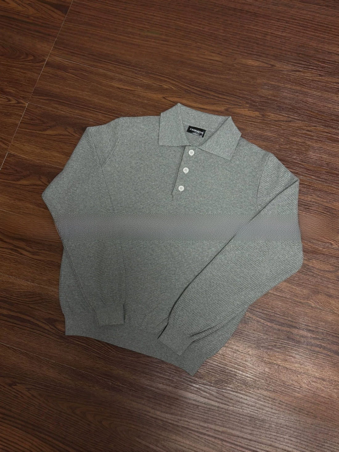 Men's lapel sweater