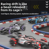 2.4G Remote Control Spray Stunt Drift Racing Toy Car