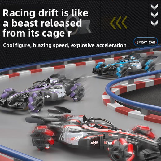 2.4G Remote Control Spray Stunt Drift Racing Toy Car