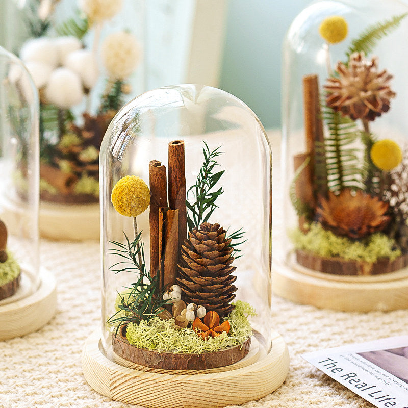 Eternal Flower Glass Dome Display