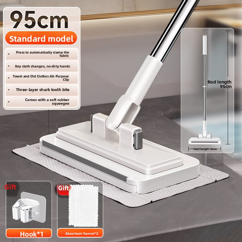 Automatic flat plate lazy mop
