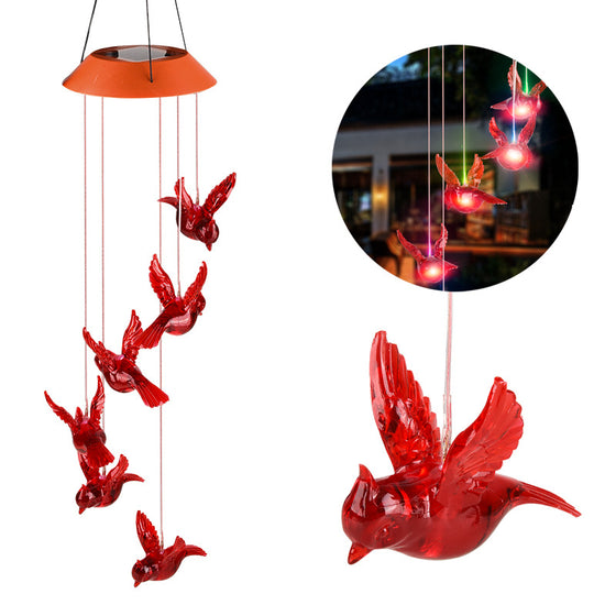 Solar Hummingbird Wind Chime Light Led Garden & Outdoor product image 3