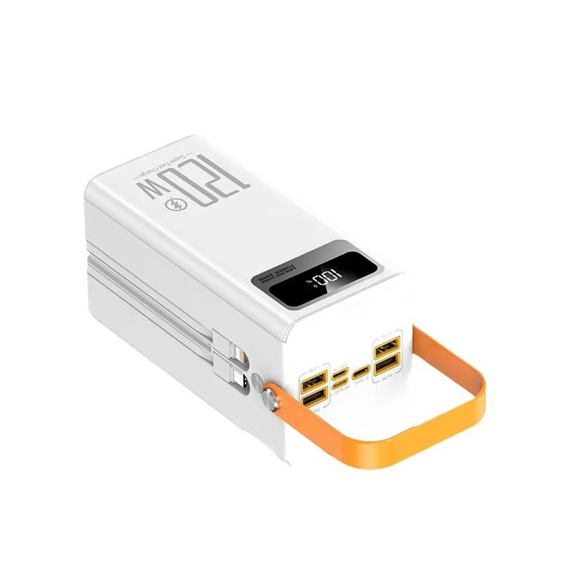 Solar-powered portable fast-charging power bank