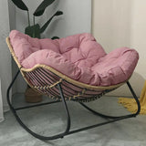 Modern Rattan Mesh Rocking Chair