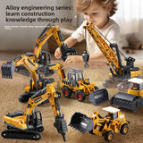 Alloy Engineering Vehicle Toy