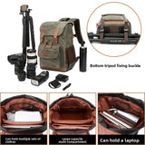 Canvas Camera Backpack for Outdoor Photography