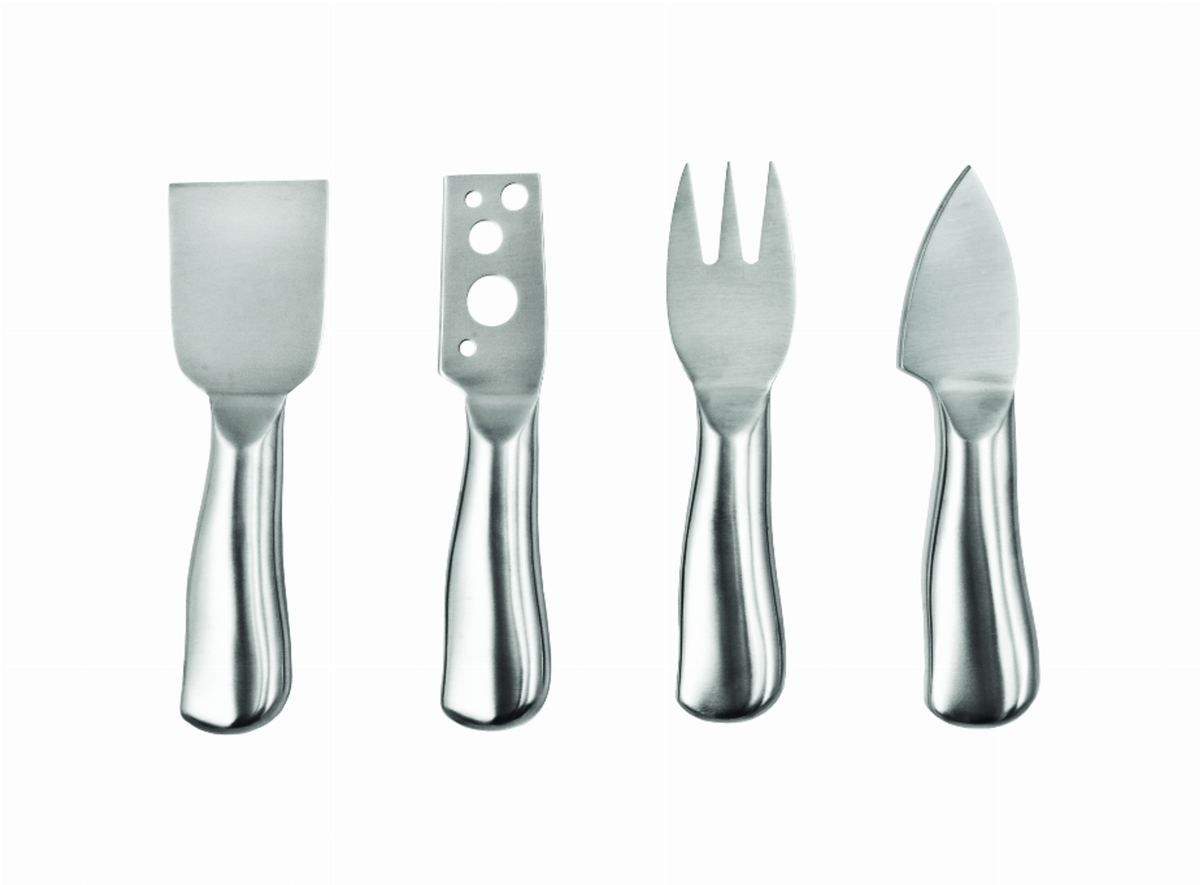 Botero Stainless Steel Cheese Tool Set, 4 Pieces