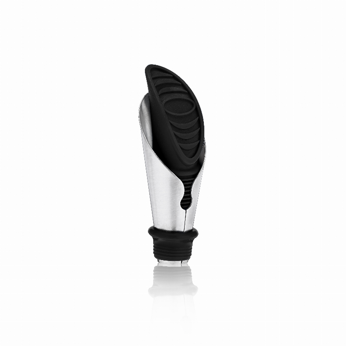 True Duo Bottle Stopper and Pour Spout in Black