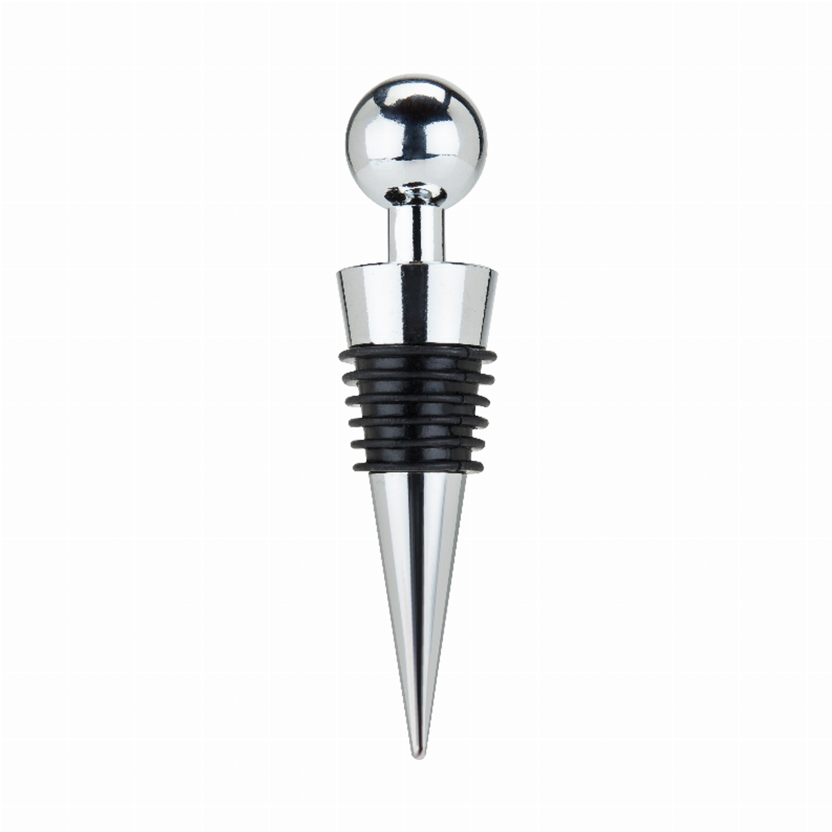 Sphere Chrome Bottle Stopper by True