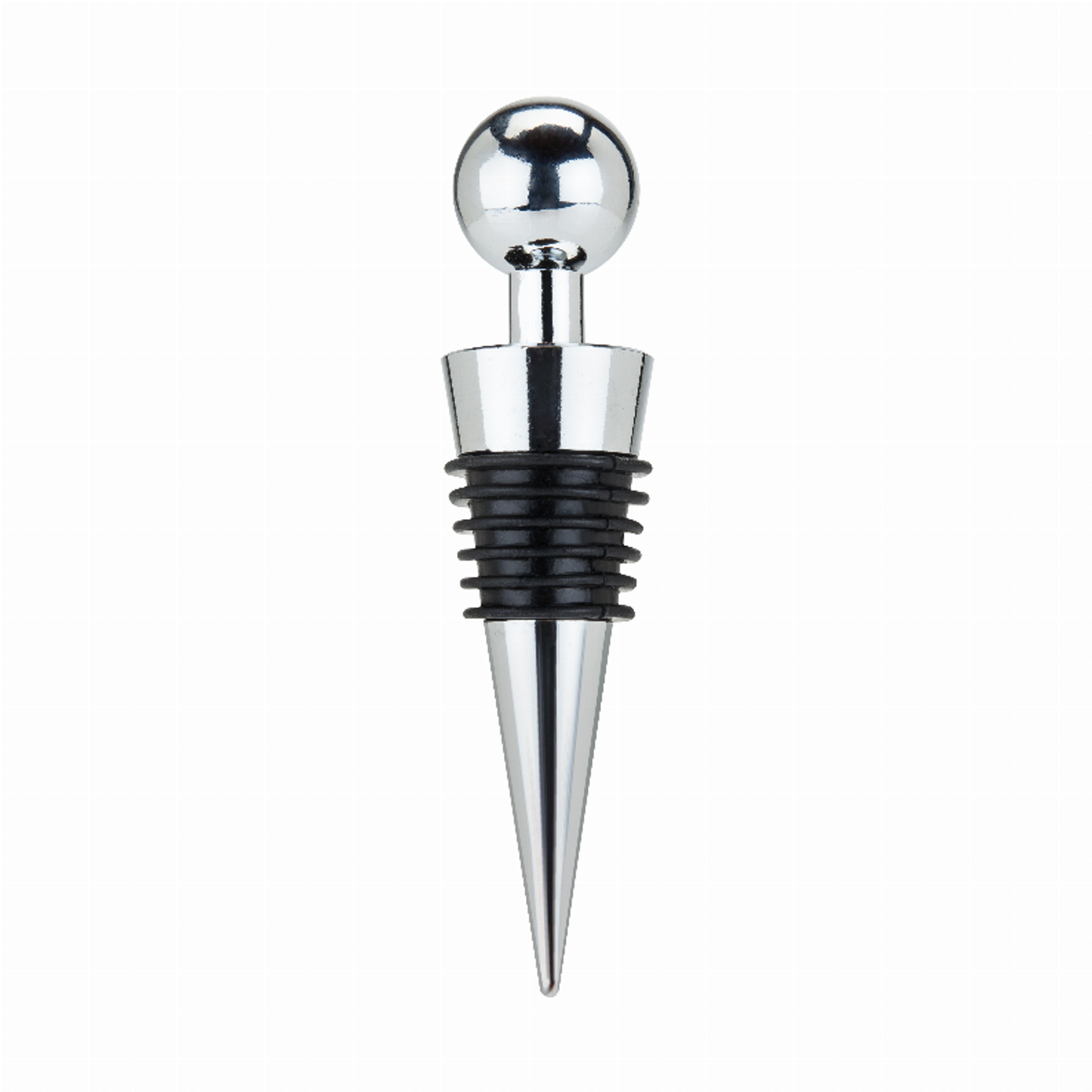 Sphere Chrome Bottle Stopper by True