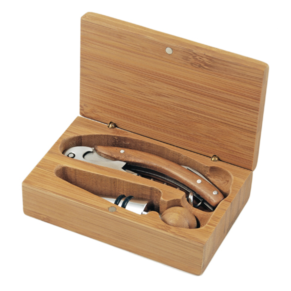 Keepsake 2-Piece Bamboo Wine Accessory Set