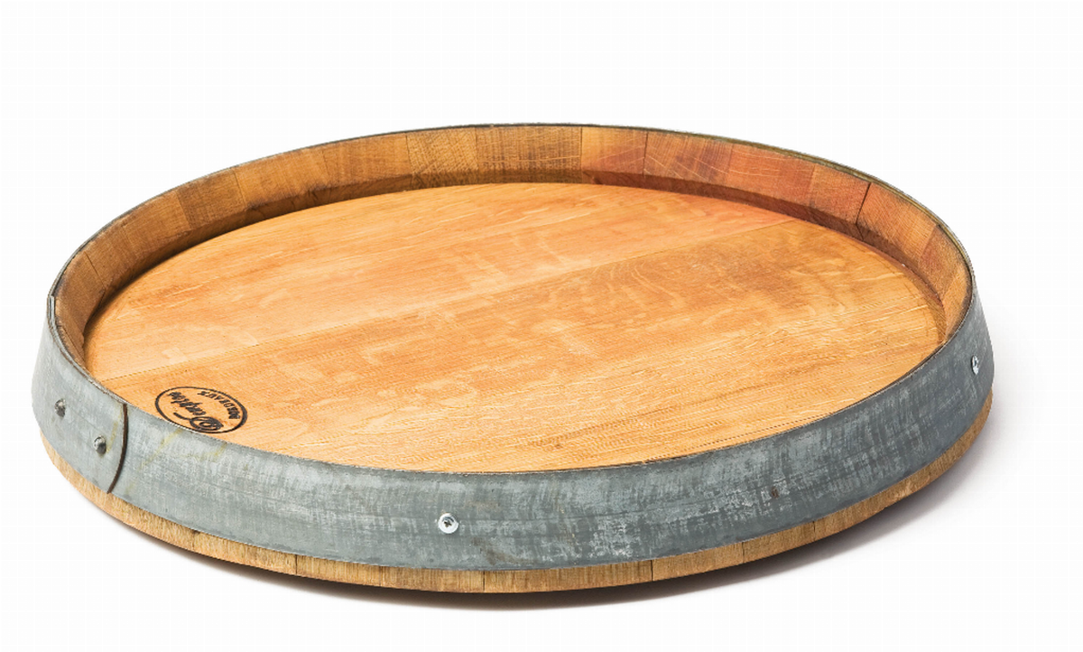 Rustic Farmhouse Lazy Susan Serving Tray