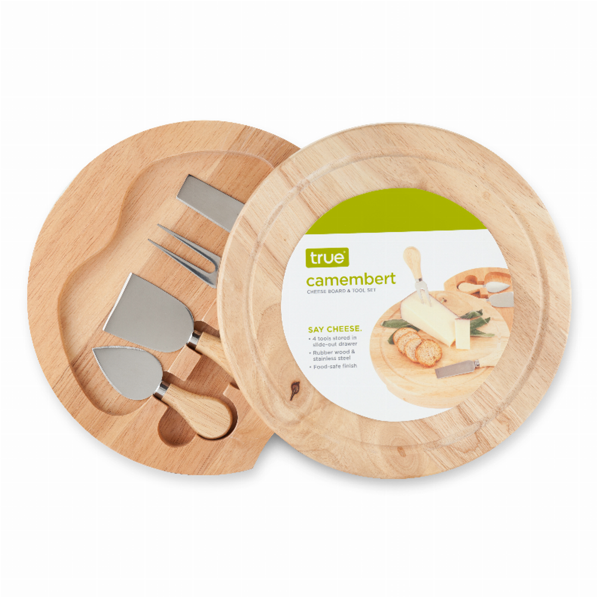 Camembert Cheese Board and Tool Set