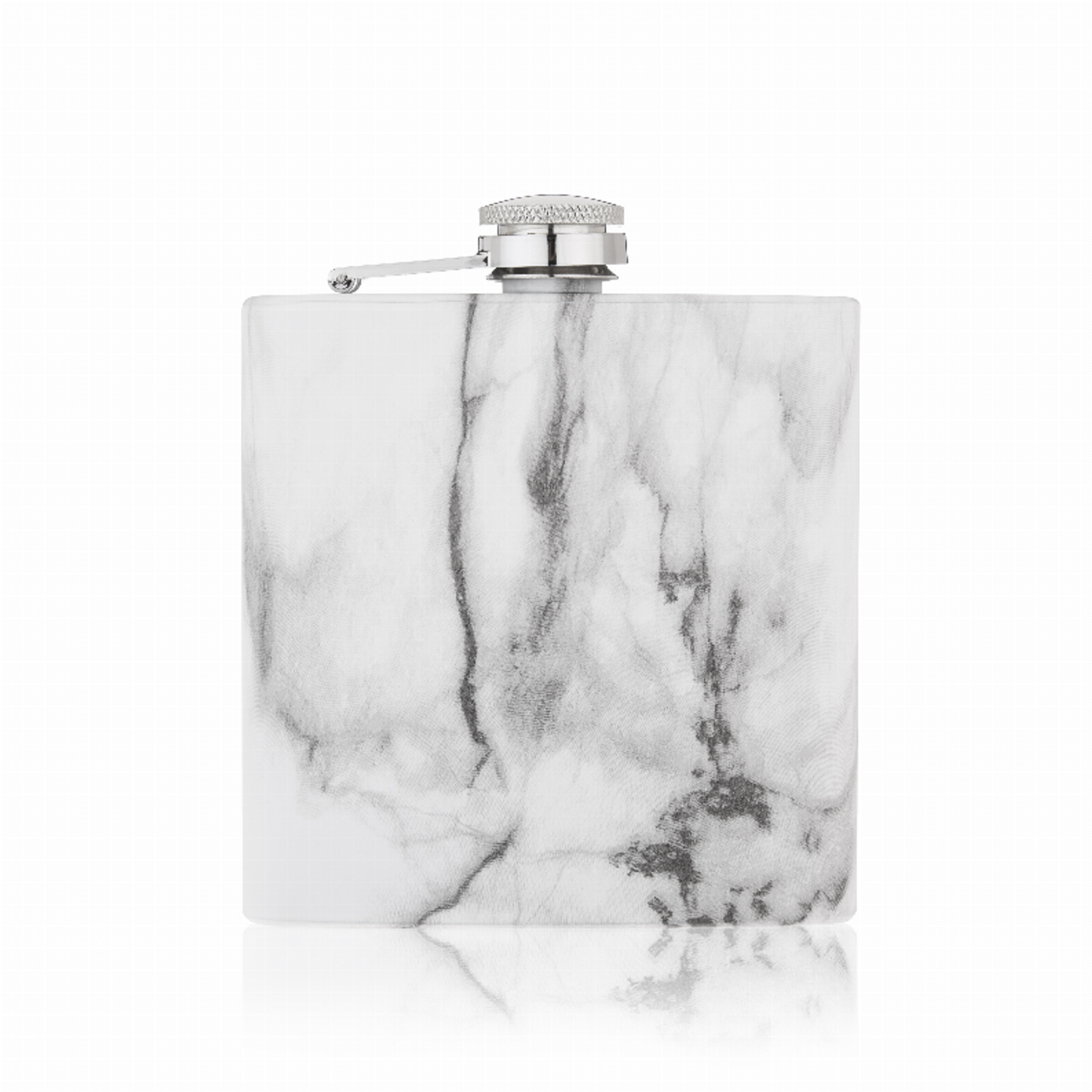 Marble 6 oz Stainless Steel Flask