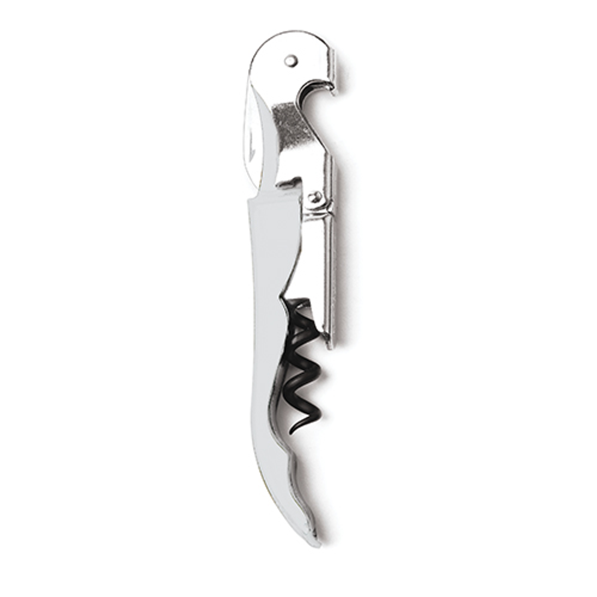White Pulltap Double-Hinged Corkscrew by True