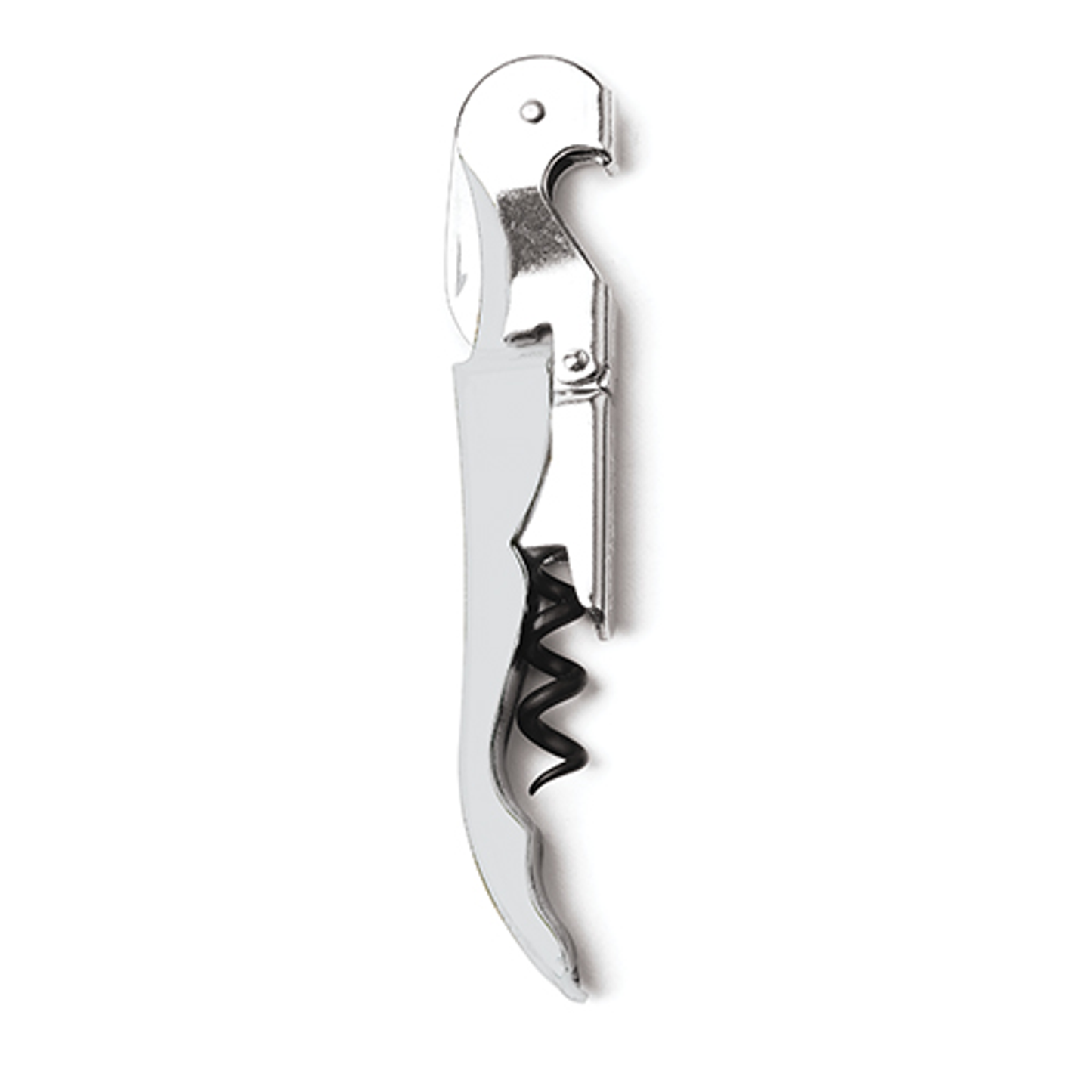 White Pulltap Double-Hinged Corkscrew by True