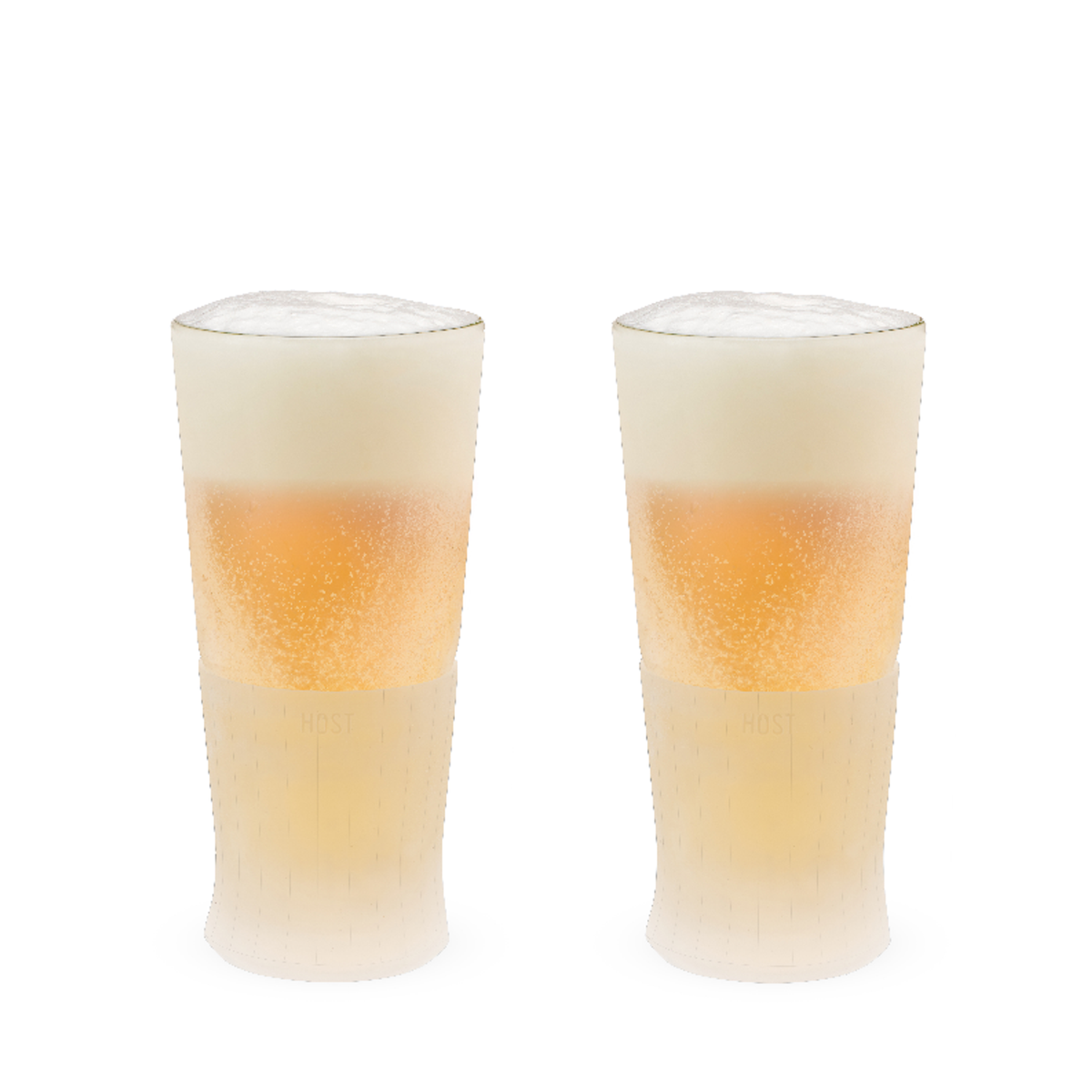 Glass Freeze Cooling Beer Glass Set by Host