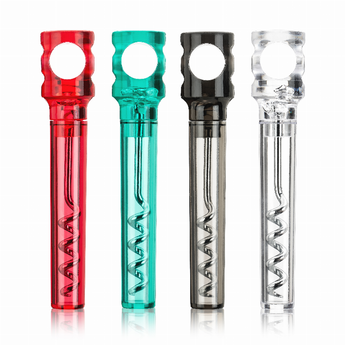 Covert Transparent Pocket Corkscrews, Set of 2