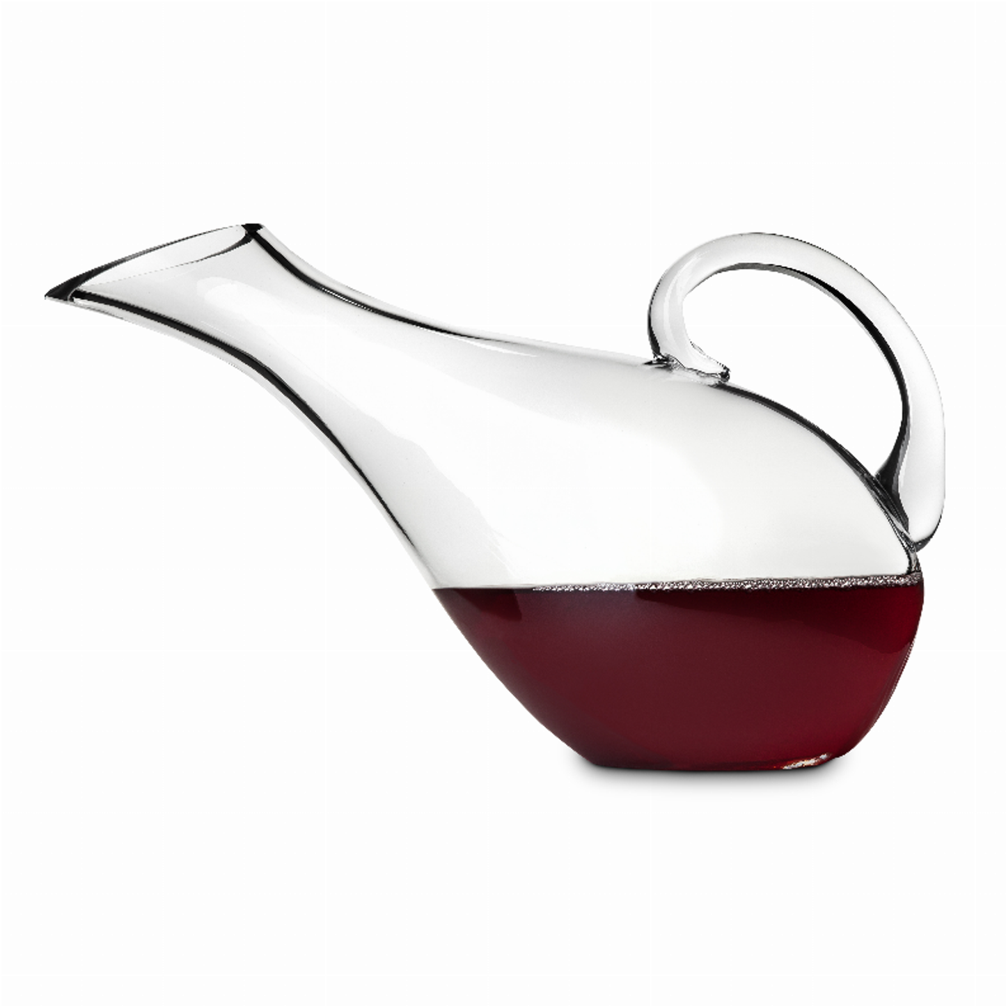 Mallard Duck Hand-Blown Glass Wine Decanter