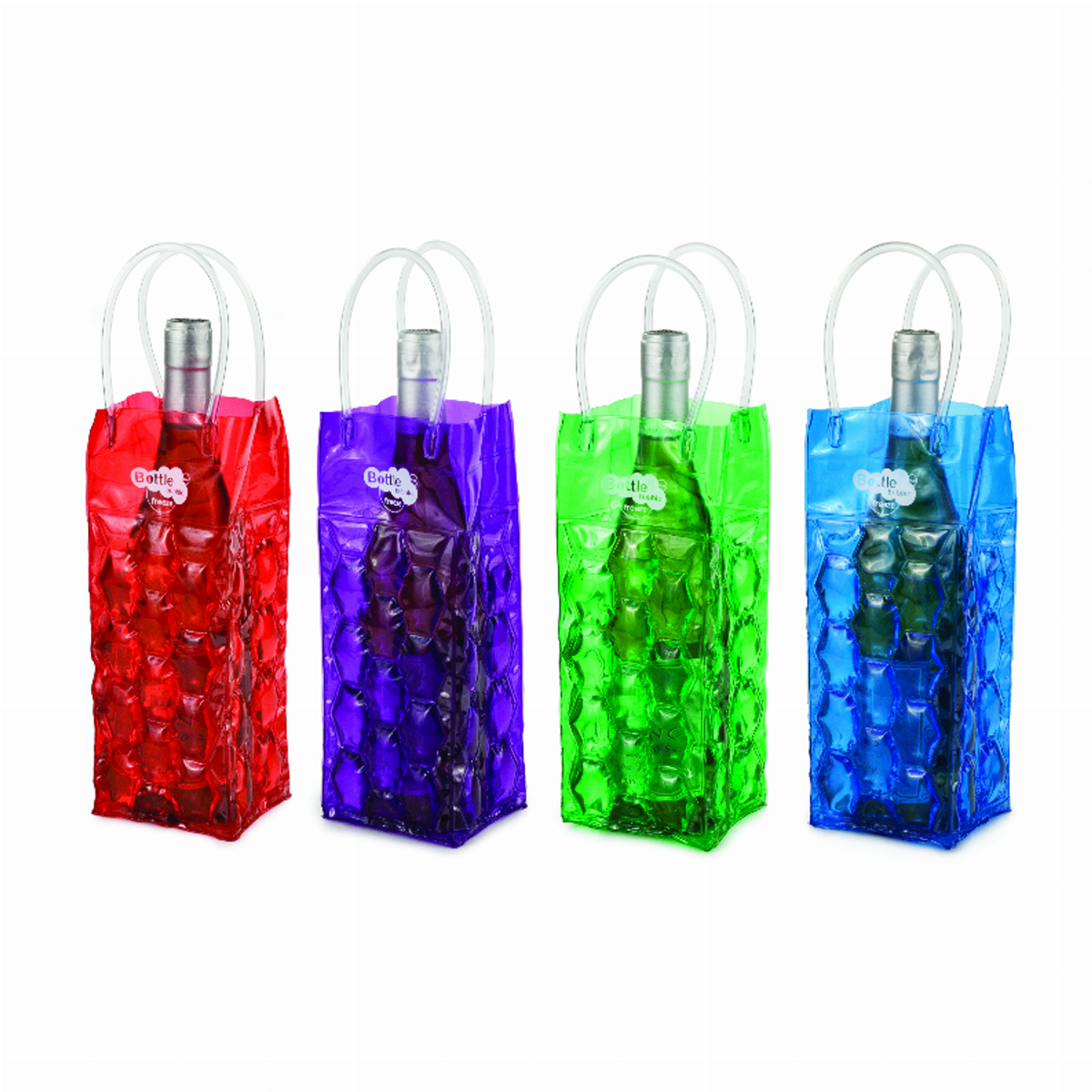 Bottle Bubble Freeze Wine Ice Tote by True