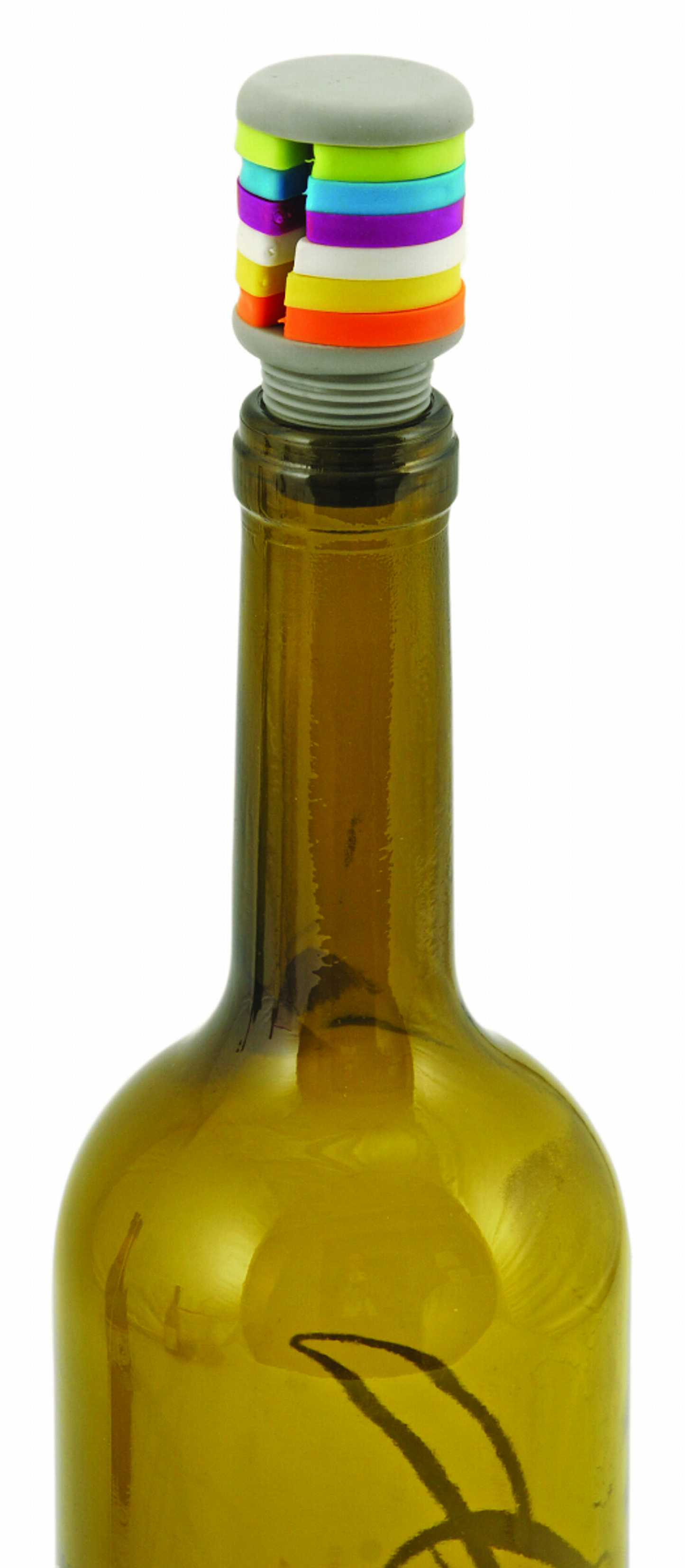 Prism Bottle Stopper & Wine Charm Set