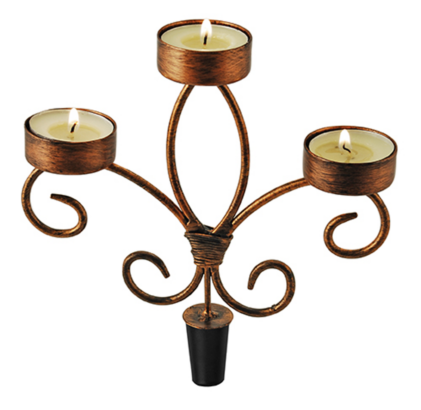 Wine Bottle Candelabra by Twine