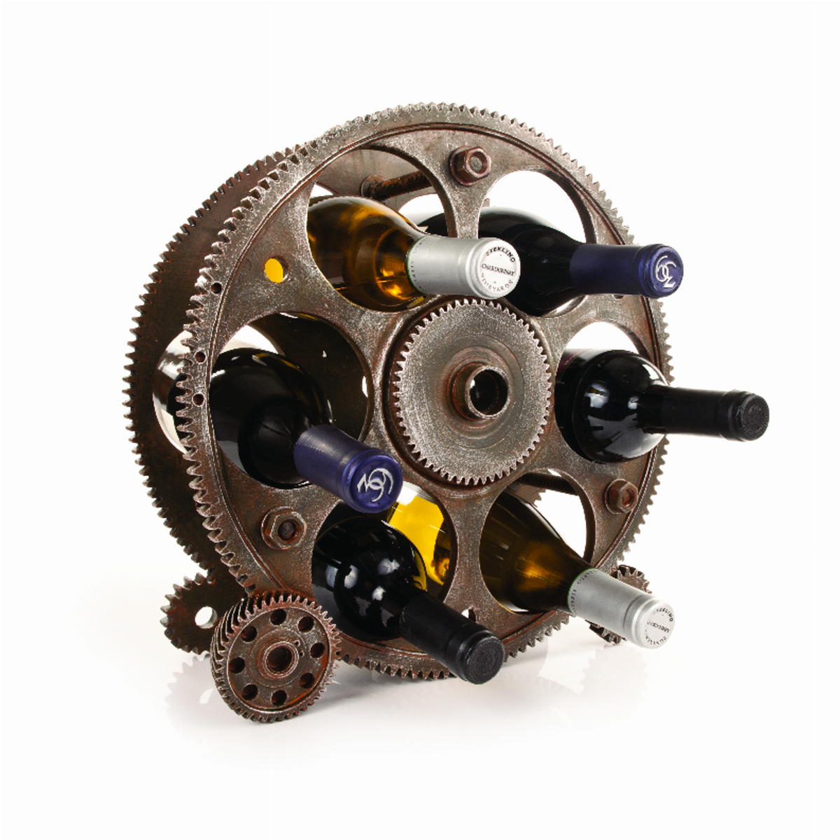 Foster & Rye Gears & Wheels Wine Rack