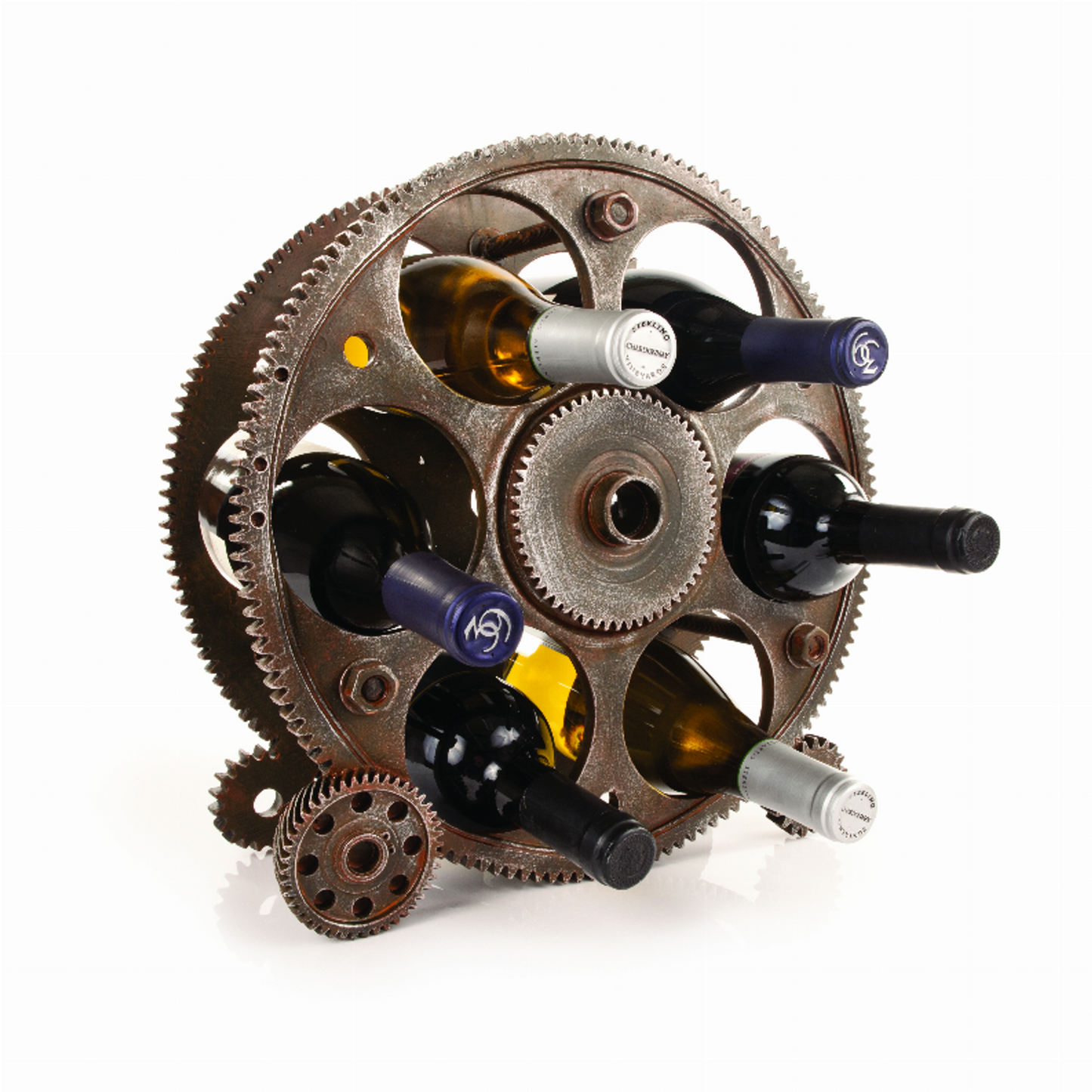 Foster & Rye Gears & Wheels Wine Rack