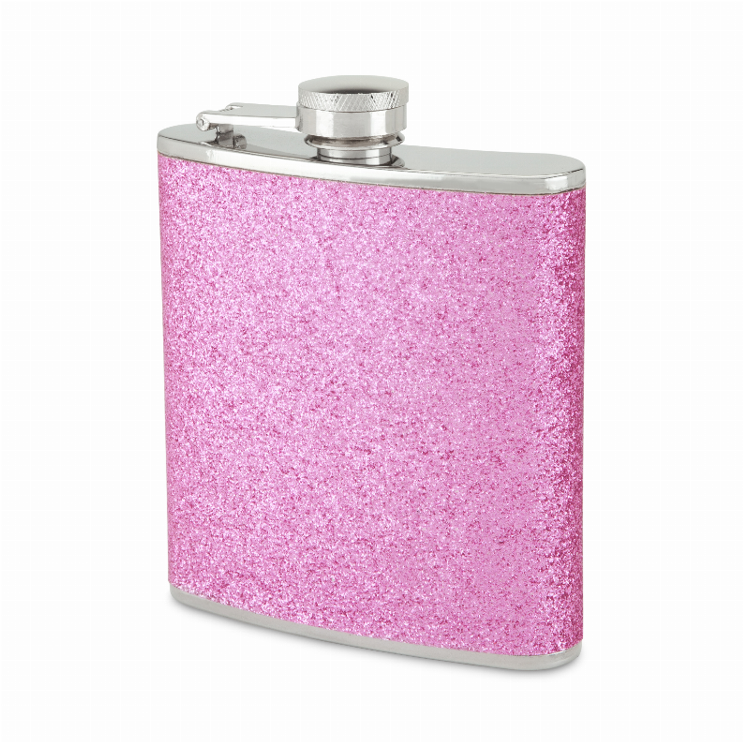 Sparkletini Pink Glitter Flask by Blush, 6 oz