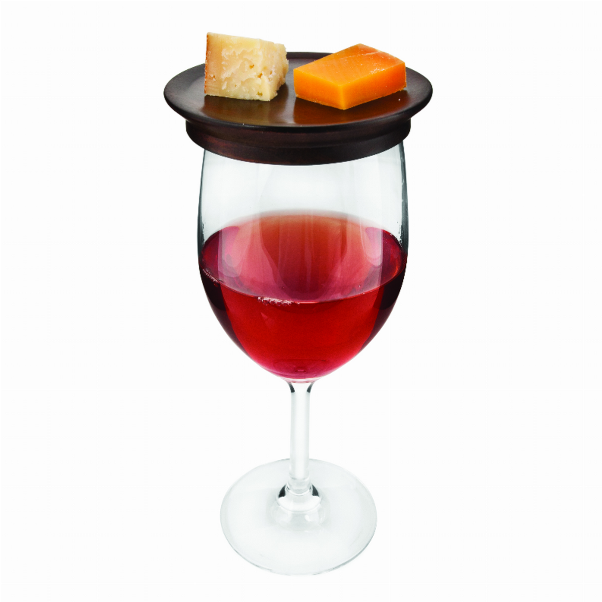 Wine Glass Topper Appetizer Plates by Twine, Set of 4