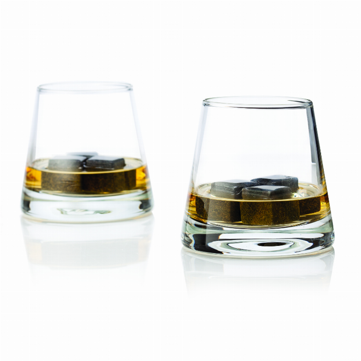 Glacier Rocks Soapstone Cube & Tumbler Set by Viski