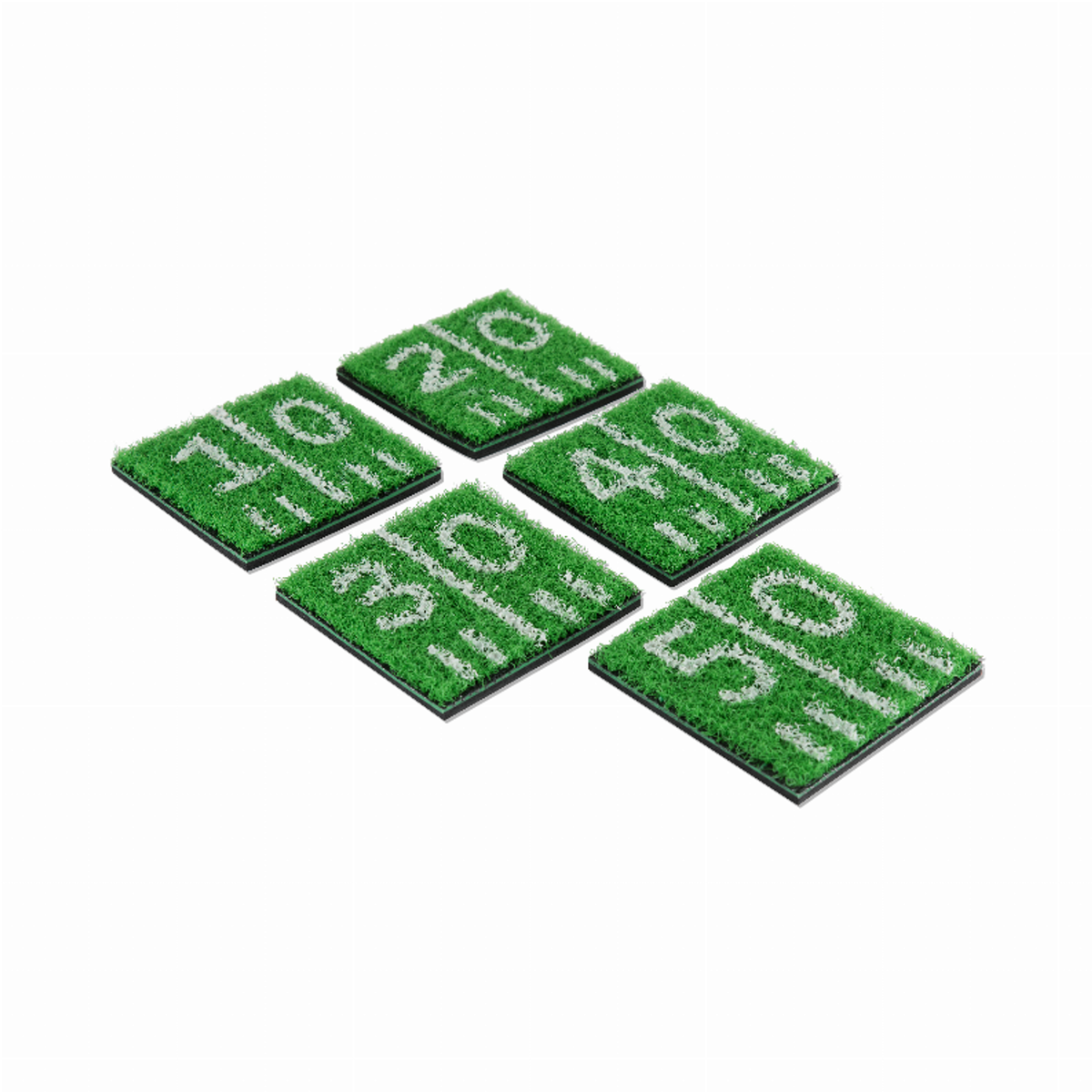 Truezoo Home Turf Coasters, Set of 5