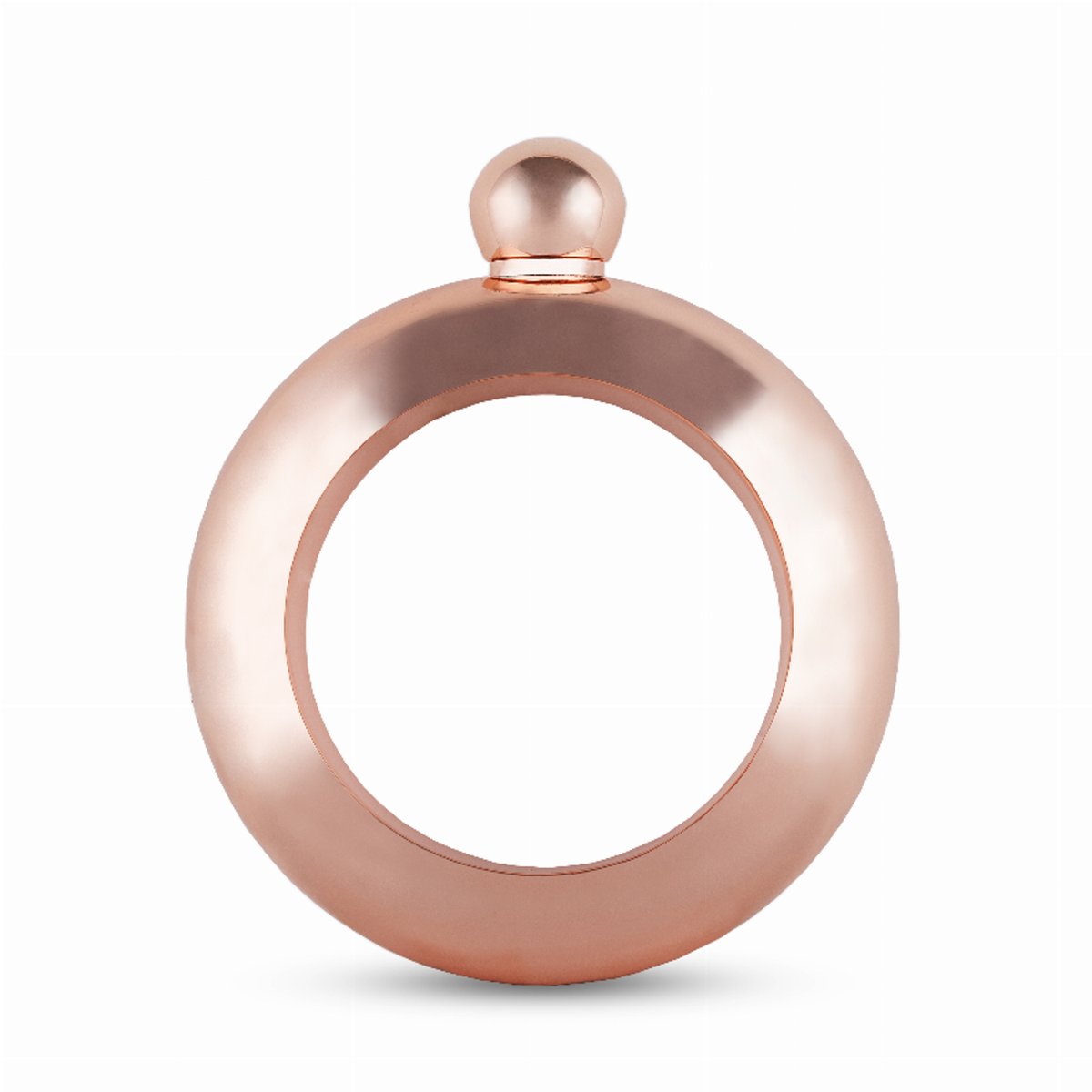 Charade Rose Gold Bracelet Flask by Blush, 4 oz