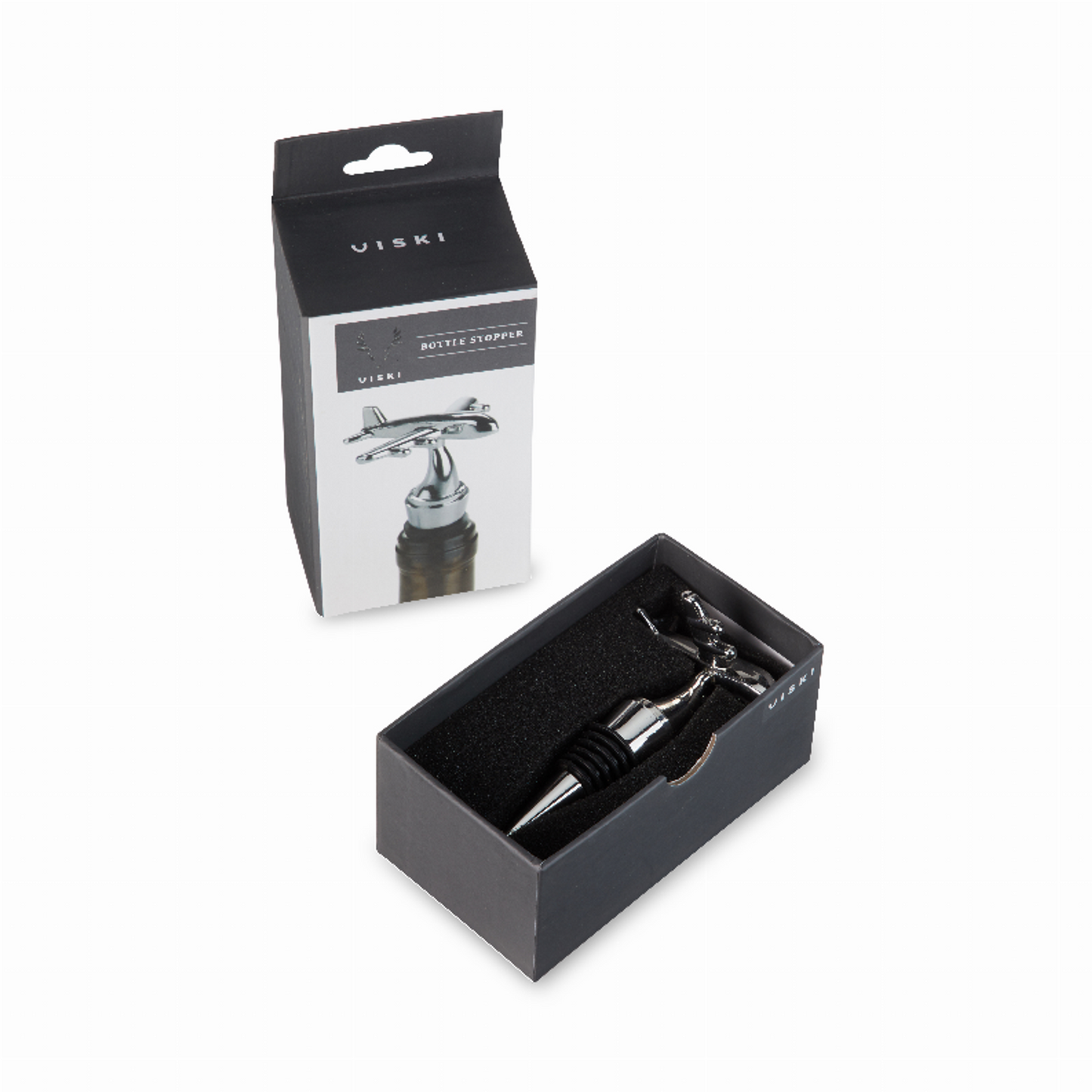 Viski Jet Wine Bottle Stopper