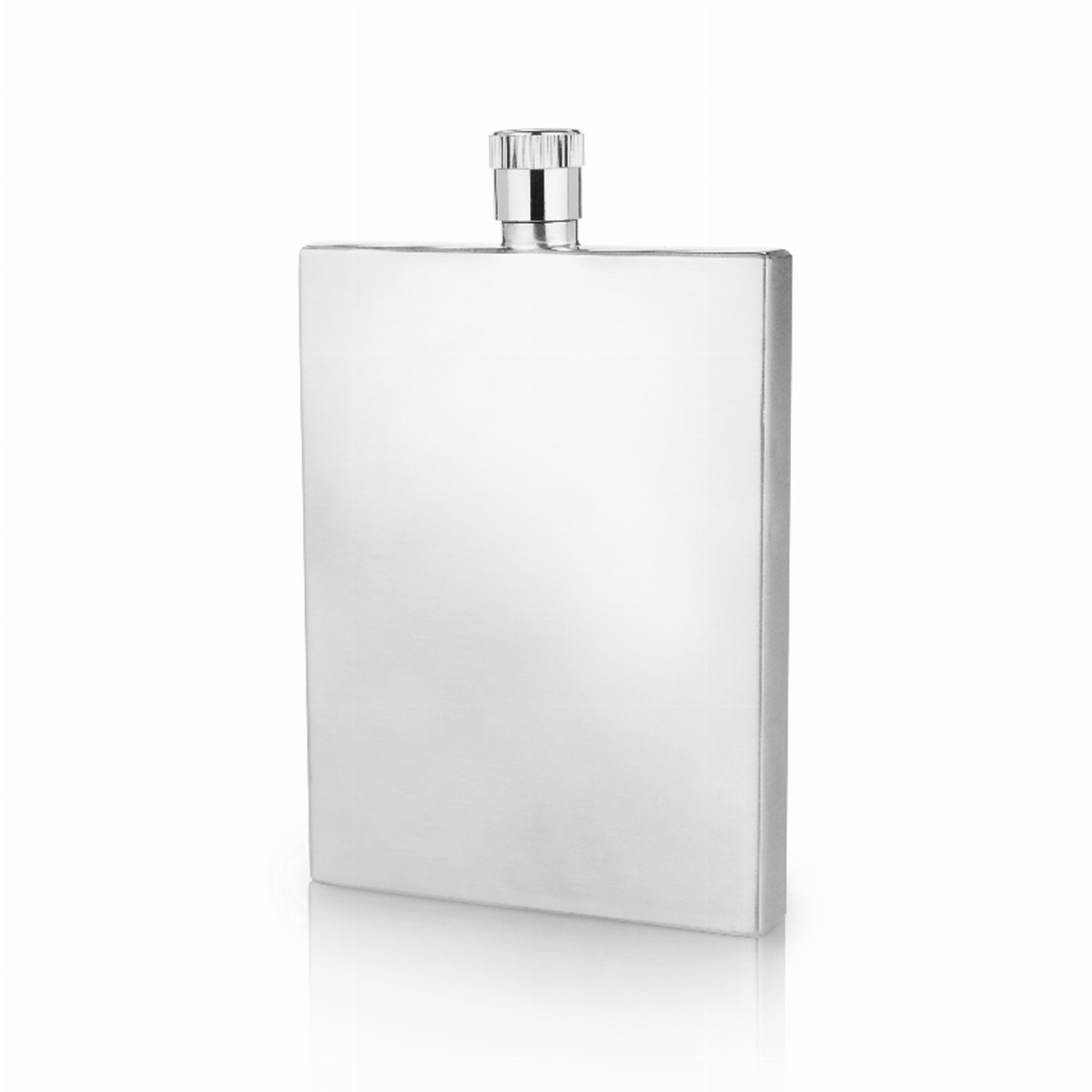Viski Stainless Steel Slim Flask, 3 oz