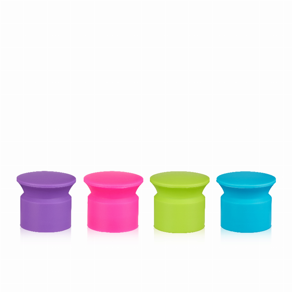 Truecap Jewel Tone Bottle Stoppers by True, Set of 4