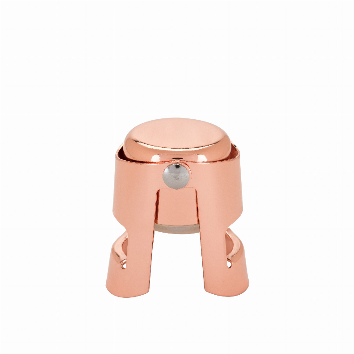 Twine Copper Chrome Champagne Stopper