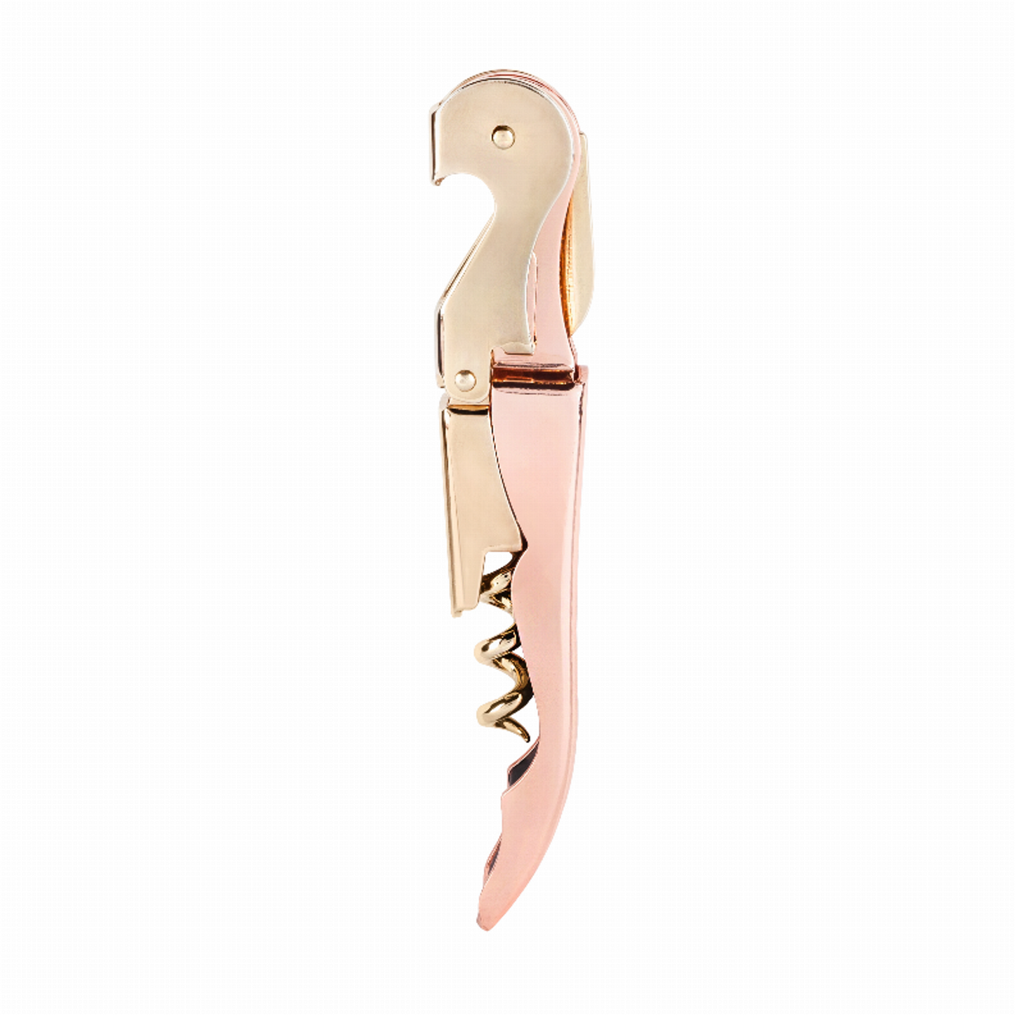 Copper and Gold Double-Hinged Corkscrew by Twine