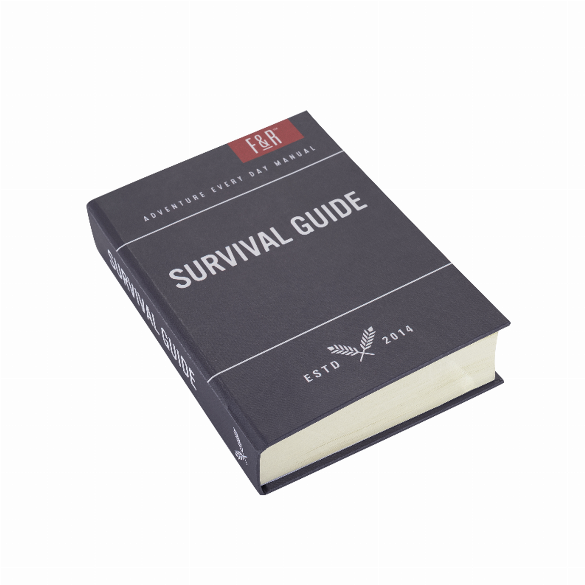 Survival Book Sneaky Flask by Foster & Rye, 5 oz